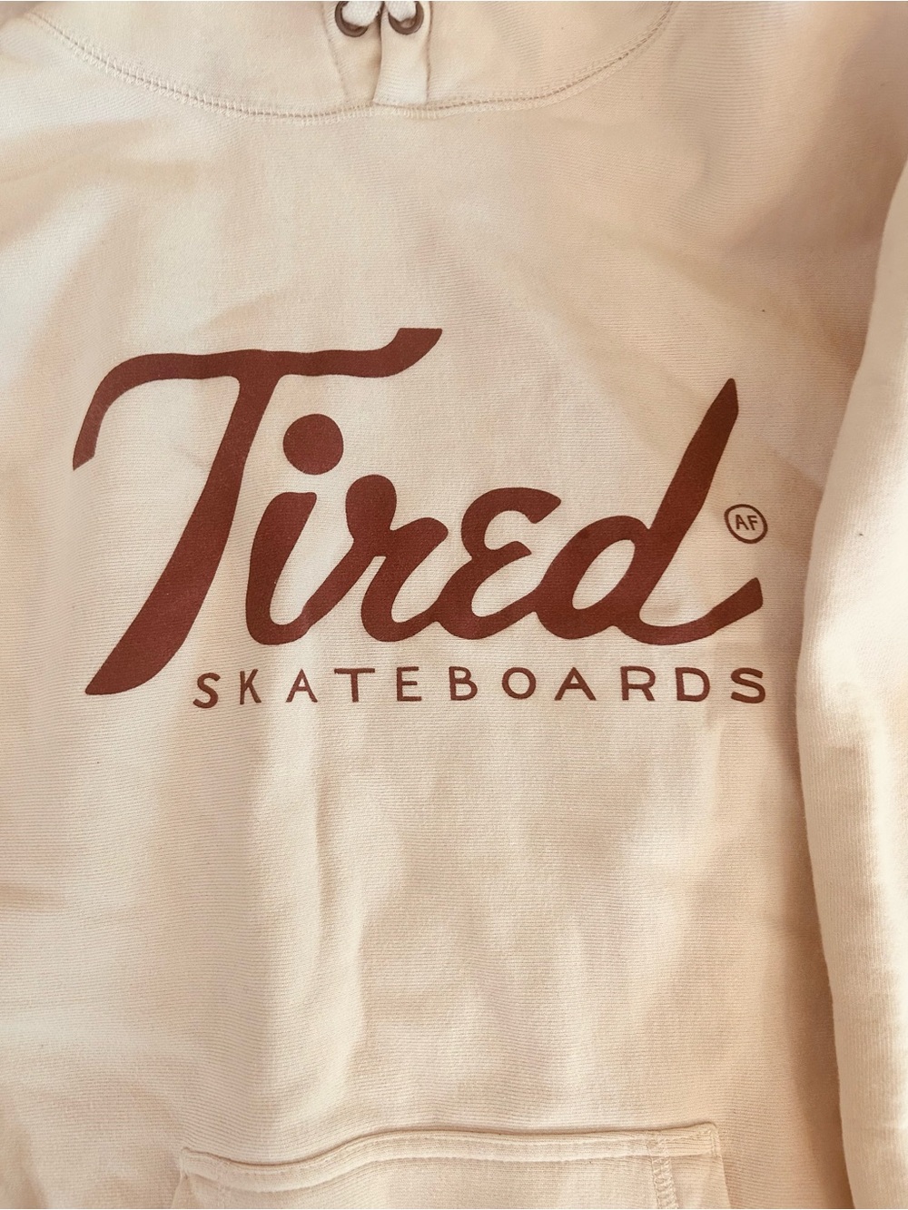 Men's Parra- Tired Skateboards Heavyweight Hooded Sweatshirt Size Medjum - Picture 2 of 6